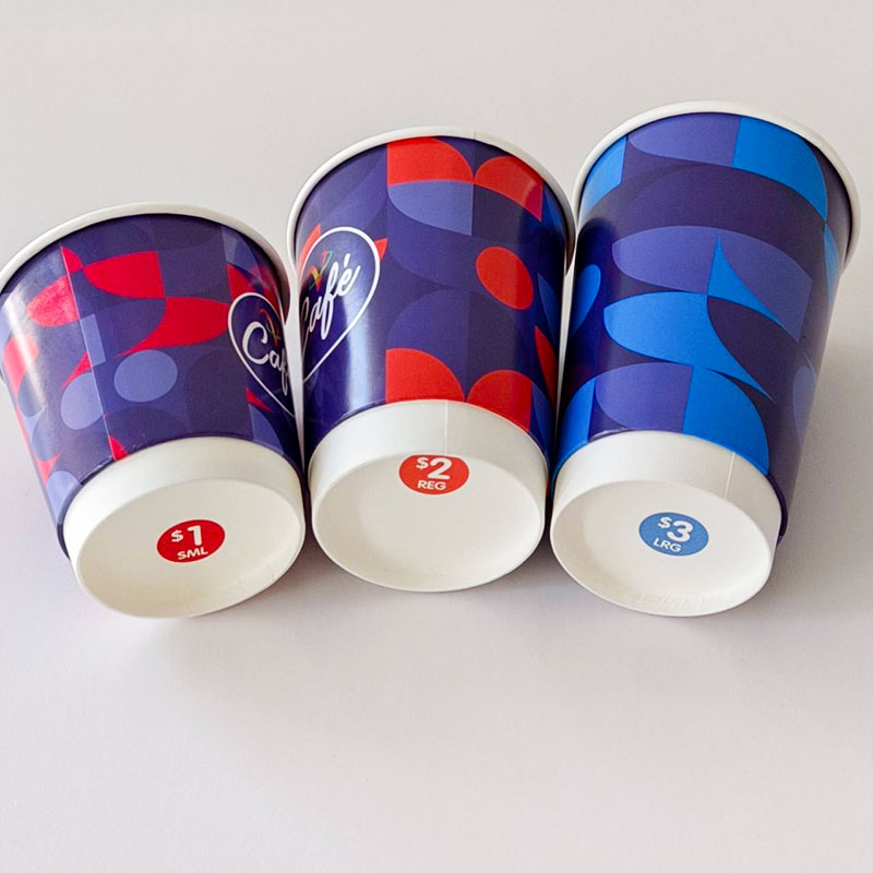 Double layer paper cup