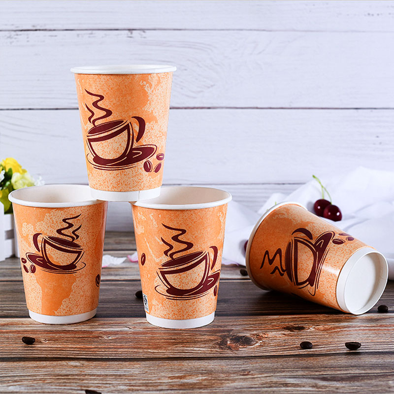 Double layer paper cup