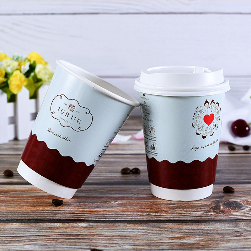 Double layer paper cup