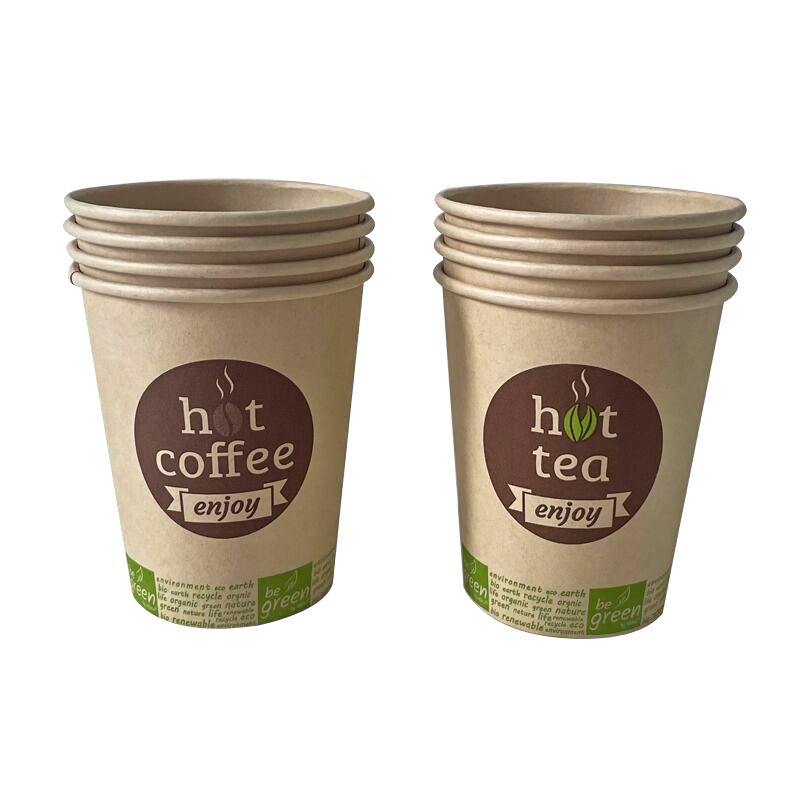 Biodegradable paper cups