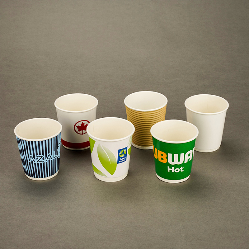 Biodegradable paper cups